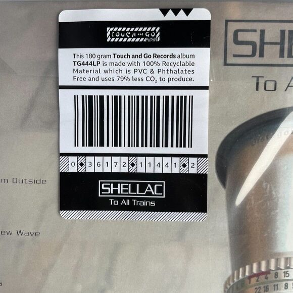 Shellac – To All Trains – Vinyl, LP, Steve Albini, Touch & Go Records, 2024 NEW - Picture 2 of 3